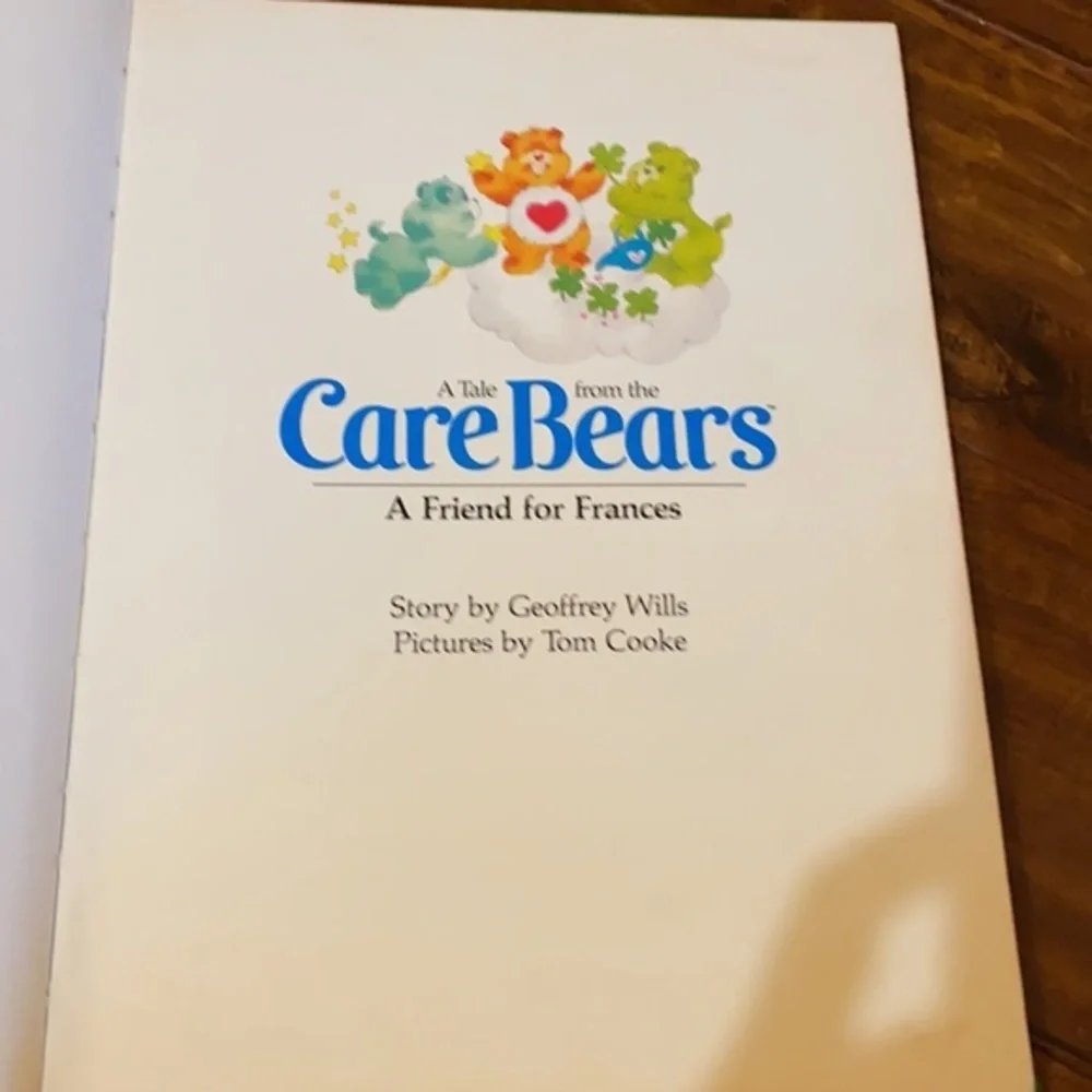 Vintage 1980s Care Bears HC Book Lot 2 Books